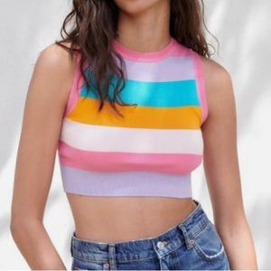 Zara multicolored tank top